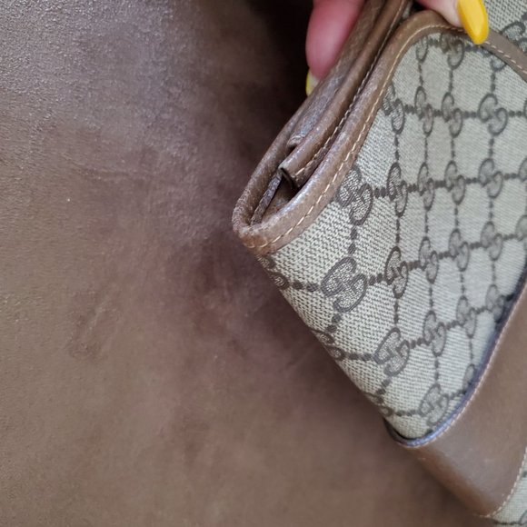 Vintage Gucci Clutch Cosmetic Handbag Authentic - Picture 12 of 13